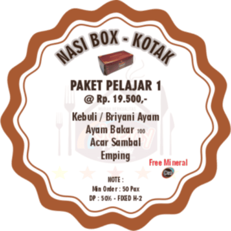 Nasi Box Pelajar 1