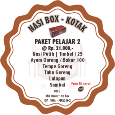 Nasi Box Pelajar 2
