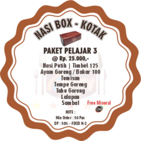 Nasi Box Pelajar 3