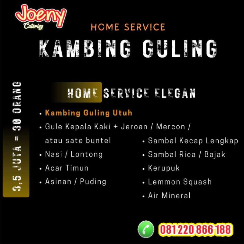 Home service Kambing Guling 2