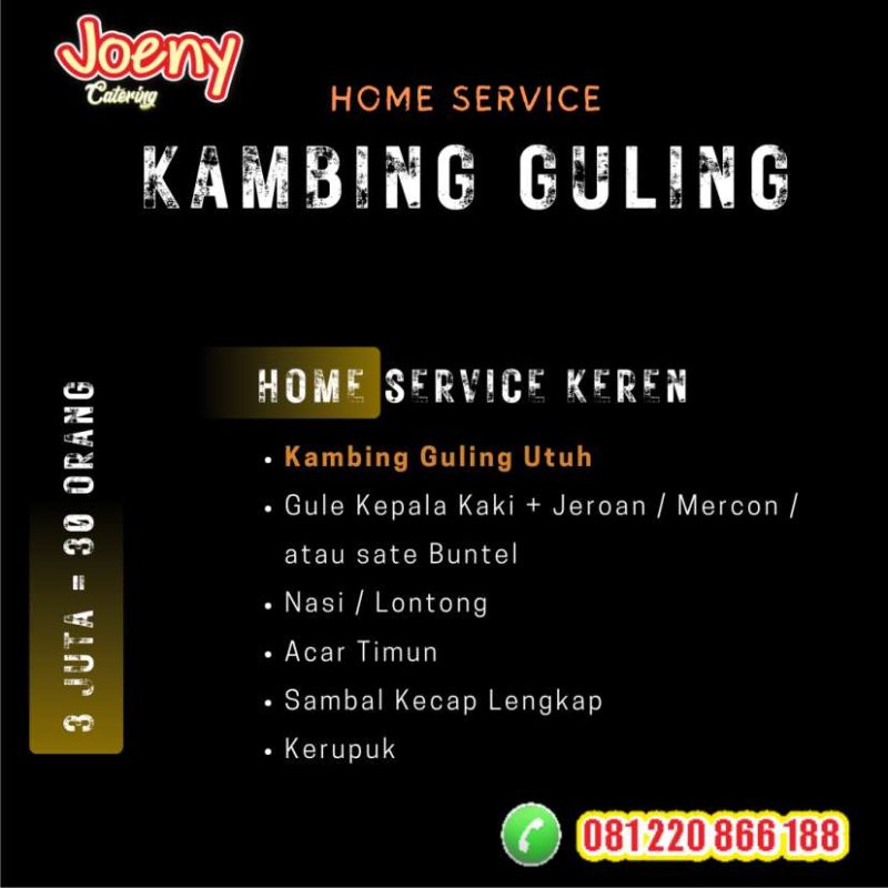 Home service Kambing Guling 3